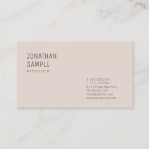 Professionele minimale Sjabloon Moderne Design Chi Visitekaartje
