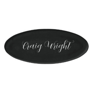 Professionele minimalist Naam toevoegen Persoonlij Naambadge