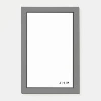 Professionele minimalistisch grijs | Monogram