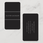 Professionele minimalistische accessoires visitekaartje (Voorkant / Achterkant)