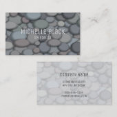 Professionele, minimalistische achtergrond van de  visitekaartje (Voorkant / Achterkant)