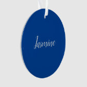 Professionele minimalistische Deep Blue & Paarse Ornament (voorkant)