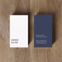 Professionele minimalistische, donkerblauwe consul