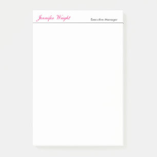 Professionele minimalistische eenvoudige elegante post-it® notes