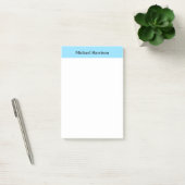 Professionele minimalistische effen klassieke blau post-it® notes (Kantoor)