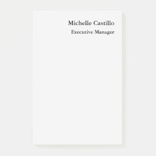 Professionele minimalistische lichtgrijs post-it® notes