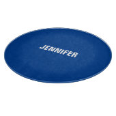 Professionele, minimalistische, moderne blauw add- snijplank (Hoek)