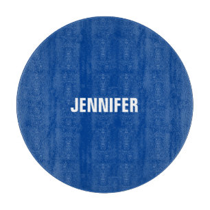 Professionele, minimalistische, moderne blauw add- snijplank