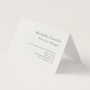 Professionele Minimalistische Moderne Eenvoudige P Visitekaartjes