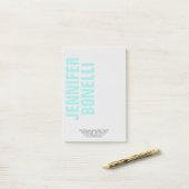 Professionele minimalistische moderne gewaagde bla post-it® notes (Op bureau)