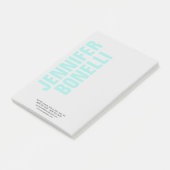 Professionele minimalistische moderne gewaagde bla post-it® notes (Schuin)