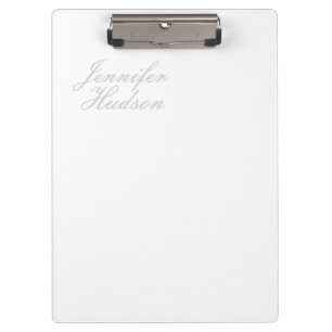Professionele minimalistische moderne kalligrafie  klembord