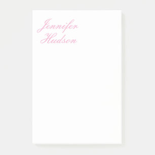 Professionele minimalistische moderne kalligrafie post-it® notes
