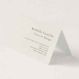 Professionele Minimalistische Moderne Vlakke Premi Visitekaartjes