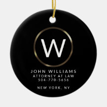 Professionele minimalistische monogram Ornament