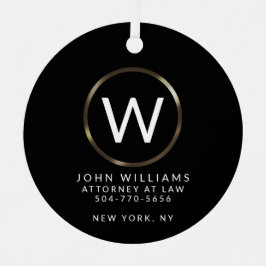 Professionele minimalistische monogram Ornament
