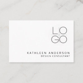 PROFESSIONELE MINIMALISTISCHE QR-CODE (zwart-wit) Visitekaartje