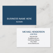 Professionele minimalistische visitekaartjes (Voorkant / Achterkant)