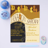 Professionele Mode Runway Show Invitation Flyer (Enkel)