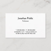 Professionele Modern Cool Trendy Script Sjabloon Visitekaartje (Achterkant)