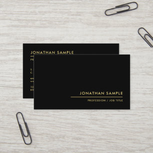 Professionele moderne aangepaste QR-code Elegant z Visitekaartje