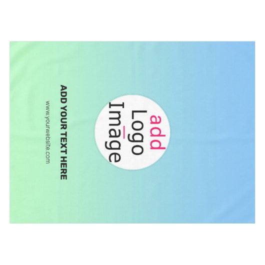 Professionele, moderne, aangepaste zakelijke merkg tafelkleed