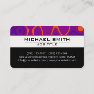 Professionele moderne Abstracte kunst elegant #41 Visitekaartje