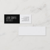 Professionele Moderne Architect Minimalistische Lu Mini Visitekaartje (Voorkant / Achterkant)