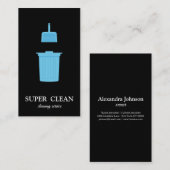 Professionele moderne Chic House Cleaning Service Visitekaartje (Voorkant / Achterkant)