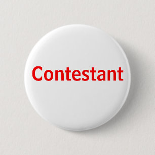 professionele moderne deelnemer speld ronde button 5,7 cm