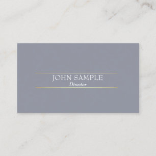 Professionele moderne design grijs goud elegant visitekaartje