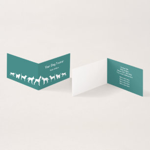 Professionele moderne Dog-training Visitekaartjes