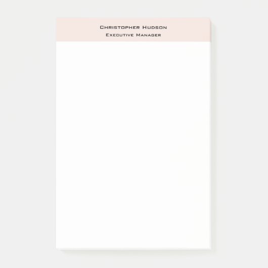 Professionele, moderne, eenvoudige flatpanel post-it® notes (Voorkant)