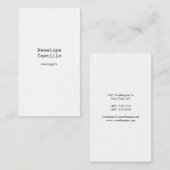 Professionele, moderne, eenvoudige laptop visitekaartje (Voorkant / Achterkant)