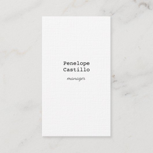 Professionele, moderne, eenvoudige laptop visitekaartje (Voorkant)