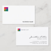 Professionele Moderne Elegant Company Logo Sjabloo Visitekaartje (Voorkant / Achterkant)