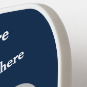 Professionele moderne elegante aangepaste logo met pickleball paddle (Links Detail)