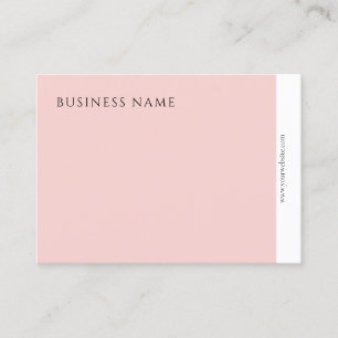 Professionele Moderne Elegante Blush Roze Minimali Visitekaartje