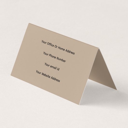 Professionele Moderne Evenementenplanner Beige Zwa Visitekaartjes (Achterkant)