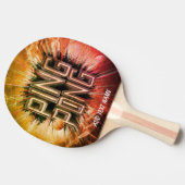 Professionele Moderne Fulcolor Cool Elegant Tafeltennisbatje (Zijkant)