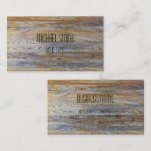 Professionele moderne houten korrels #5 visitekaartje (Voorkant / Achterkant)
