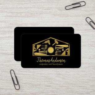 Professionele Moderne Huis Reparatie Handyman Visitekaartje