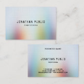 Professionele, moderne, kleurrijke Abstracte art e Visitekaartje (Voorkant / Achterkant)
