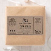 Professionele moderne Kraft Face Serum Labels (Insitu)