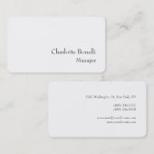 Professionele, moderne, minimale creatie visitekaartje (Voorkant / Achterkant)