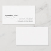 Professionele, moderne, minimale rendabele Sjabloo Visitekaartje (Voorkant / Achterkant)