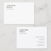 Professionele, moderne, minimale Sjabloon Visitekaartje (Voorkant / Achterkant)