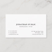 Professionele, moderne, minimale Sjabloon Visitekaartje (Voorkant)