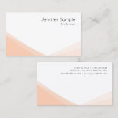 Professionele, moderne, minimale Sjabloon Visitekaartje (Voorkant / Achterkant)