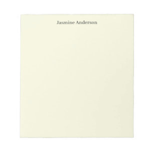 Professionele moderne minimalistische beige kleur notitieblok
